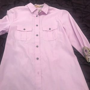 Burberry button down shirt